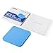 JMU Latex Dental Dam Rubber 6 x 6, Unscented Blue, Medium Powder-Free, Pack of 36