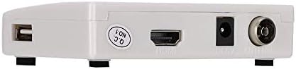 AMONIDA HDMI to RF HD coaxial converter box signal to wired signal audio video sync converter box (white-EU)