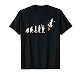 Evolución humana mono a hombre a cohete - Exploración espacial Camiseta