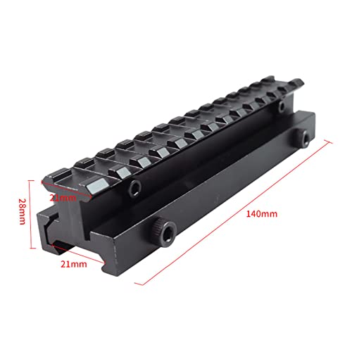 HAIYANG Adjusterable Optics Mounts Picatinny Riser Mount, 13 Slots QD Adjustable Height Riser Mount for Red Dot Sight Scopes and Optics by HAIYANG - Image 2