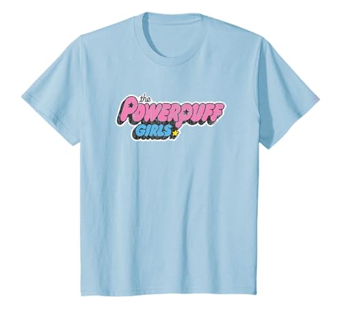 Kids Cartoon Network The Powerpuff Girls Distressed Logo T-Shirt