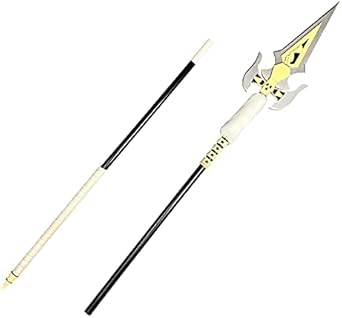 Amazon 原神project香菱 コスプレ道具 白纓槍 矛 長柄武器 長矛 槍 武器 Pvc 分割可能 刀剣 剣 Cos道具 プレゼント ハロウィ 撮影 観賞用 白纓槍 コスプレ 仮装 通販