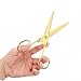 Gold Scissors for Office Desk Stainless Steel All Purpose 7 inch Premium Tailor Cloth Tailor Scissors All Purpose Shears for Cutting Fabric Paper Open Envelopes Cut Tape