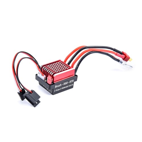 ESC brossé 60A BEC 6V variateur voiture RC 1/10 camion 4WD