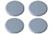 Produktbild Metafranc Easyglider Ø 50 mm - selbstklebend - 4 Stück - PTFE Gleitoberfläche - Für ein leichtes Verschieben schwerer Möbel / Universales Möbelgleiter-Set / Teflongleiter / Bodengleiter / 645836