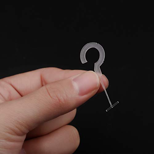 3000 Pieces Plastic J Hook Fasteners Clothing Tagging Fasteners Hanging Tag Fasteners For Tag Label, Standard Tagging Barbs, 3 Sizes, 1.5 Inch, 2.2 Inch, 2.8 Inch (1500) #TOP5
