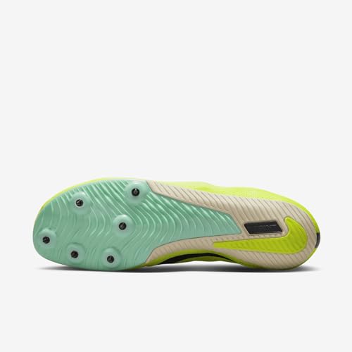 Nike Rival Sprint Track & Field Sprinting Spikes (DC8753-700, Volt/Mint Foam/Coconut Milk/Cave Purple) Size 52