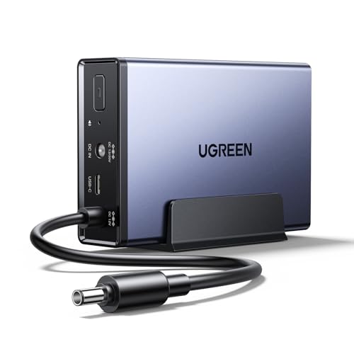 UGREEN NAS UPS, 120W DC Battery Backup and Surge Protector, 12000mAh Uninterruptible Battery Power Supply Compatible for UGREEN NAS DXP2800, DXP4800, DXP4800 Plus, DXP480T Plus, DH4300 Plus Only