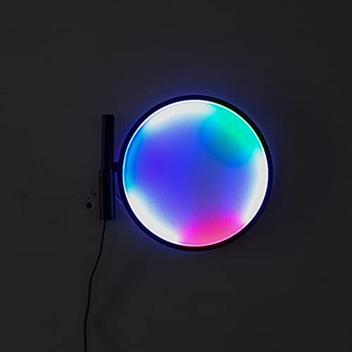 Aplique de pared LED inteligente RGB de 32 cm con luces de colores para sala 3