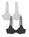 Produktbild Iris & Lilly BLICT006 BH, Multicoloured (Black Beauty/Gray Marl), 85A, 2er-Pack