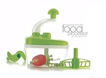 Sarvin Jony Manual Food Processor - Chopper, Blender, Atta Maker, Dough Kneader (Multicolor)