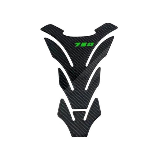 Autocollant de réservoir moto Kawasaki Z750 protection arête de poisson