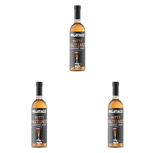 Image of Fruitaco Hazelnut Syrup: Perfect Mixer For Enhancing Mocktails & Cocktails, Drinks, And Mojitos At Parties, Conveniently Packaged In A 750Ml Bottle For All Your Mixing Needs (Pack of 3)