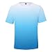 Produktbild 3D Druckten Bunte Farbverlaufs-T-Shirts Männer Frauen Sommer Kurzarm T-Shirt Jungen/Mädchen T-Shirt Männer Einfarbige Atmungsaktive 3D-Regenbogen-T-Shirts-04208_XXL