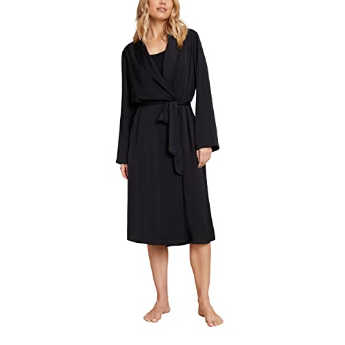 Image of Barefoot Dreams CozyChic Ultra Lite Tipped Ribbed Short Robe