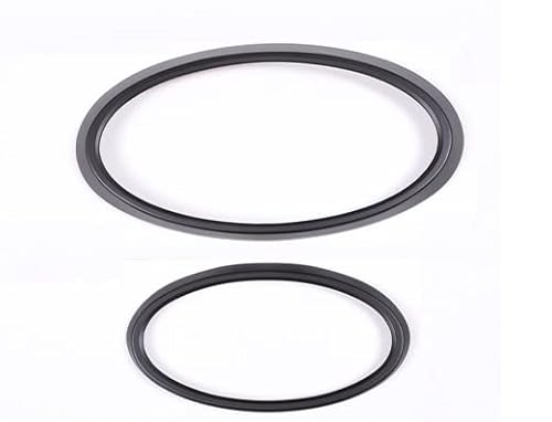 Car Front Rear Logo Decoration Cover Ring Trim, Compatible For Subaru Forester 2019-2022, Hood Emblem Ring Accessories, Made Of Abs Matte Black #TOP1