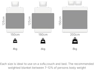 Brentfords Weighted Blanket Teddy Fleece 4kg Silver Grey, Valentines Gifts Winter Blanket Sleep Therapy Insomnia Anxiety Relief for Adults, 125 x 150cm - (Disclaimer Only suitable for age 3+ years)