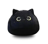 Gardening Spring-Plush Toy Black Cat Plush Toy Creative Cat Shape Pillow Gift Animal Dolls (55CM/21.7')