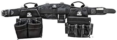 Gatorback B240 Electrician's Combo With Pro-Comfort Back Support Belt. Heavy Duty Work Belt (Medium 31-35 Inches)