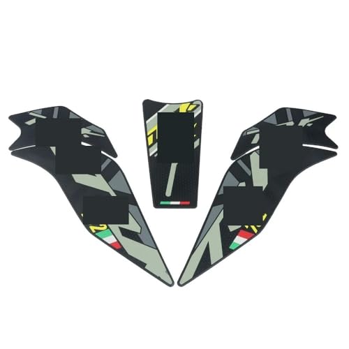 Moto autocollant et protection de réservoir latérale pour moto TRK702X ADV