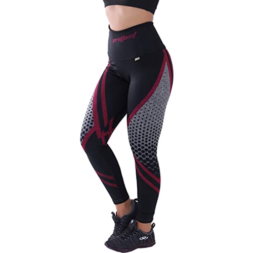 Kit com 2 Leggings Mescla Sublimadas Cintura Alta Suplex (G, MULTICOLOR)