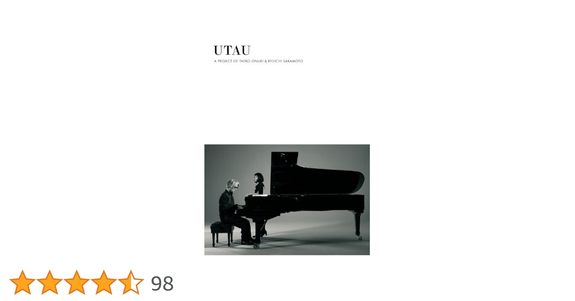 [未使用品 アナログレコード LP盤 3枚組]　大貫妙子&坂本龍一　UTAU UTAU (3枚組アナログレコード) : 大貫妙子 & 坂本龍一