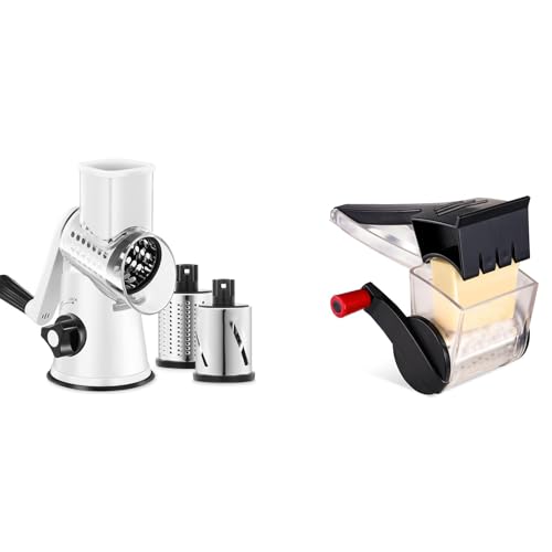 GDL Käsereibe mit Kurbel + Parmesanreibe