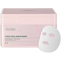 VT COSMETICS CICA Collagen Mask, Mascarilla Facial Hidratante,