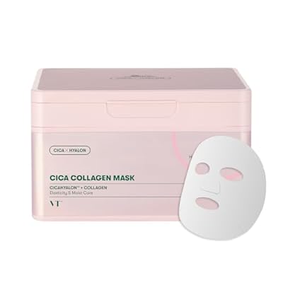 VT COSMETICS CICA Collagen Mask, Mascarilla Facial Hidratante, Antiarrugas e Iluminadora, Aroma Suave y Fresco, Apta para Todo Tipo de Piel | Ya disponible en tu tienda friki favorita! En mundofriki.es! VT COSMETICS CICA Collagen Mask, Mascarilla Facial Hidratante, Antiarrugas e Iluminadora, Aroma Suave y Fresco, Apta para Todo Tipo de Piel | Ya disponible en tu tienda friki favorita! En mundofriki.es!