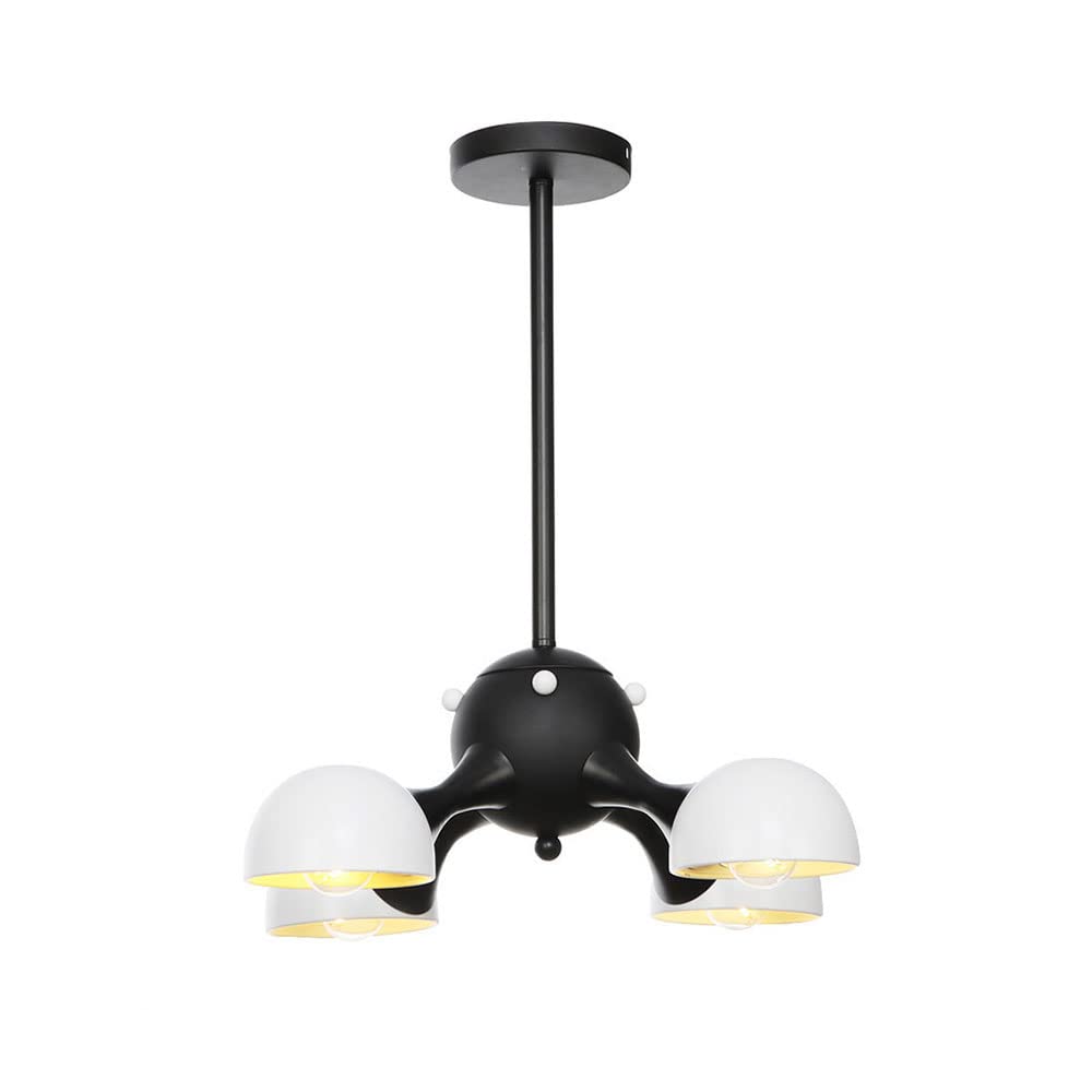 FYZDLAOR Hardwired Wrought Iron Pendant Light,for Living Room Bedroom Cafe Teahouse Bar Dining Room Club（E27）