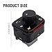 CADUFUELLY 1K0959565KE Mirror Control Switch Knob, Mirror Adjustment Switch Knob Side Power Replacement for Jetta Golf, Replaces 1K0959565KREH, 901-507