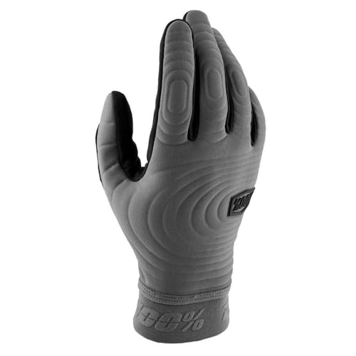 100% BRISKER Xtreme Handschuhe Charcoal - L