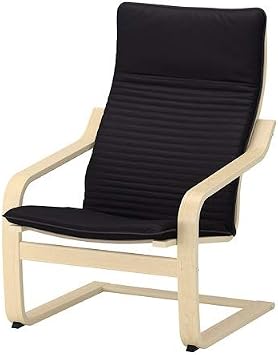 POANG Arm Chair, Birch Veneer, Kunisa Black 492.408.24