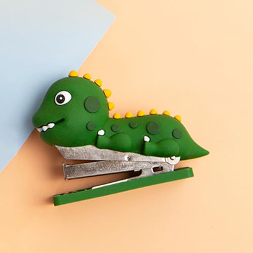 Agrafeuse mignonne dinosaure compacte pour ne plus perdre vos feuilles de cours - 2