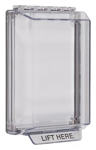 Safety Technology International, Inc. STI-14000NC Universal Stopper® Low Profile with Flush Mount, Indoor/Outdoor Clear Multi Purpose Protective Polycarbonate Cover