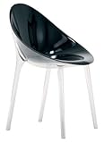  Kartell 584048 - Silla de salón, Color Negro