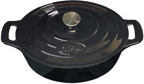 Cacerola Ovalada De Hierro Fundido Esmaltado, 6,5 Litros, 33 X 25 X 16 Cm, Interior De Esmalte Negro Mate, Revestimiento Interno De Esmalte De Po Cacerola Ovalada De Hierro Fundido Esmaltado, 6,5 Litros, 33 X 25 X 16 Cm, Interior De Esmalte Negro Mate, Revestimiento Interno De Esmalte De Po