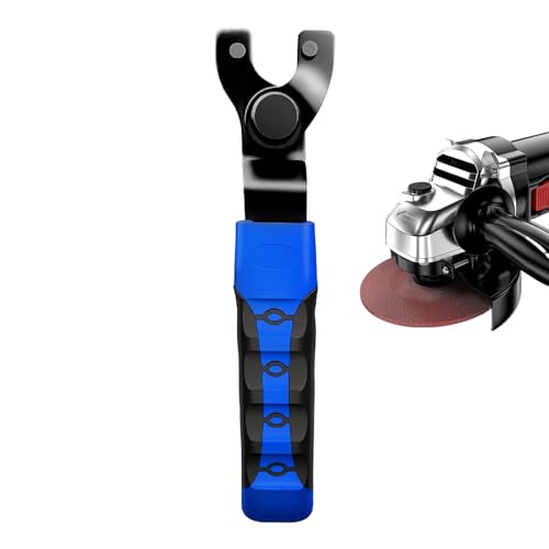 Llave para Amoladora Angular, de Tubo con 2 Garras y Agarre Antideslizante, Abertura Ajustable de 6 a 47 mm con Empuñadura de Goma Antideslizante y Herramienta para Esmeril, para Mecánica, Neumático y