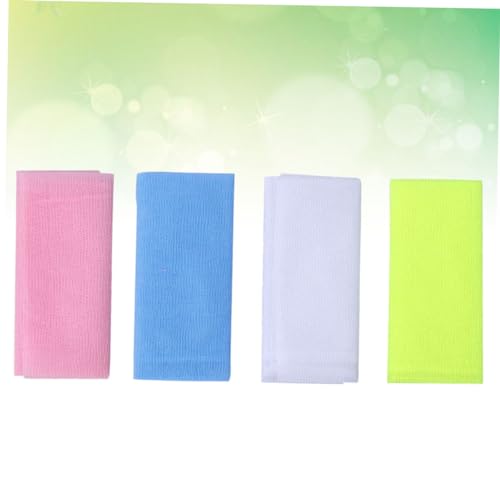 Toalla exfoliante corporal de nailon Angoily para ducha y limpieza de piel 5