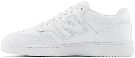 New Balance Unisex-Adult BB480 V1 Sneaker, White/White/White, 8.5 | Image 1