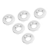 Homoyoyo 6Stücke Waschbecken Überlaufdeckel Kupfer Dekorative Abdeckung für Waschbecken Installieren Kompatibel mit Gängigen Keramikbecken Badezimmer