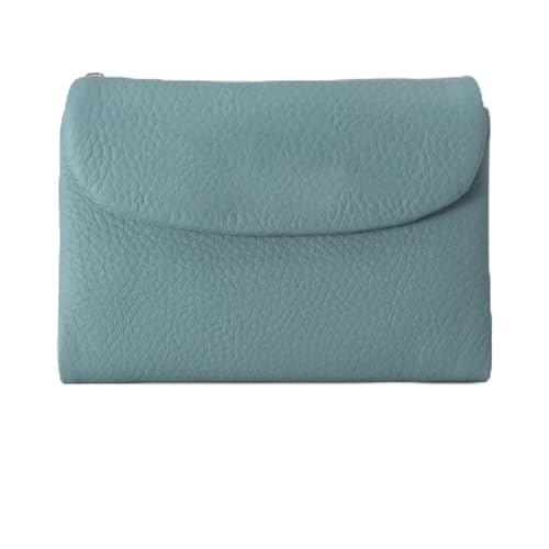 Joyfullygo Wallet, Unisex Pebble Leather Wallet, Relevantk Genuine Soft Leather Small Pocket Purses Women, Men Card Bag, Coin Credit Id Card Holder Wallets, Waterproof Anti-Theft Brush (1pc-M)