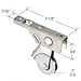 CRL Sliding Screen Door Bottom Roller 1" Steel Wheel for Metal Industries - Package
