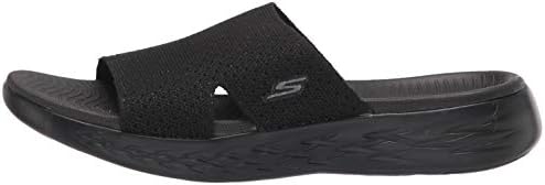 Skechers womens Slide Sandal, Black, 11 US | Image 7