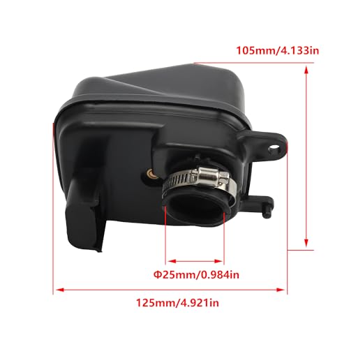 PowerMotor Air Filter Cleaner Box Housing Assembly Replacement For PW50 PY50 QT50 Y-Zinger 1981-2009 Pocket Bike Dirt Bike Motorcycle by PowerMotor - Used condition - Image 2
