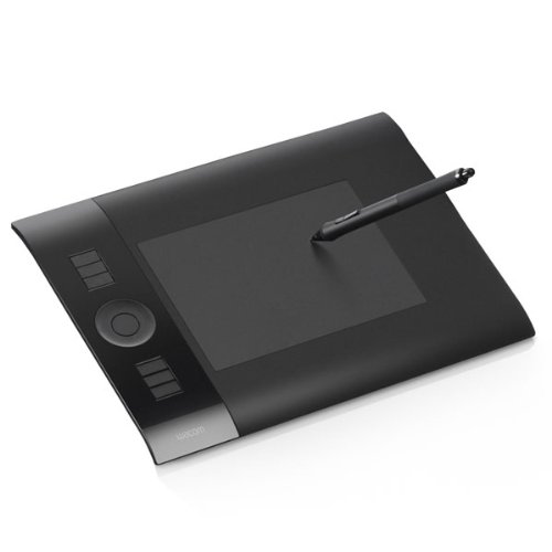 Wacom INTUOS4 S A6 WIDE Graphic Tablet, PC/Mac, Graphic Tablet with Pen, Battery-free Mouse
