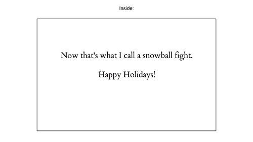Funny Holiday Cards | Naughty Snowman Christmas Card Set | Three 4X6 " Greeting Cards With Envelopes | Unique, Hilarious, And Original Designs | Assorted Box Set #TOP6
