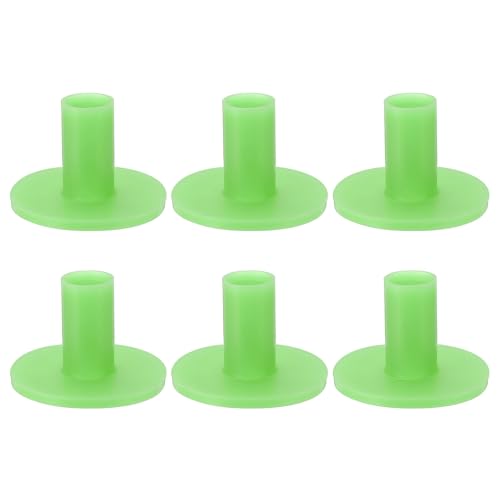 Tés de golf en caoutchouc YELARXI 1.4 po vert 6 pcs