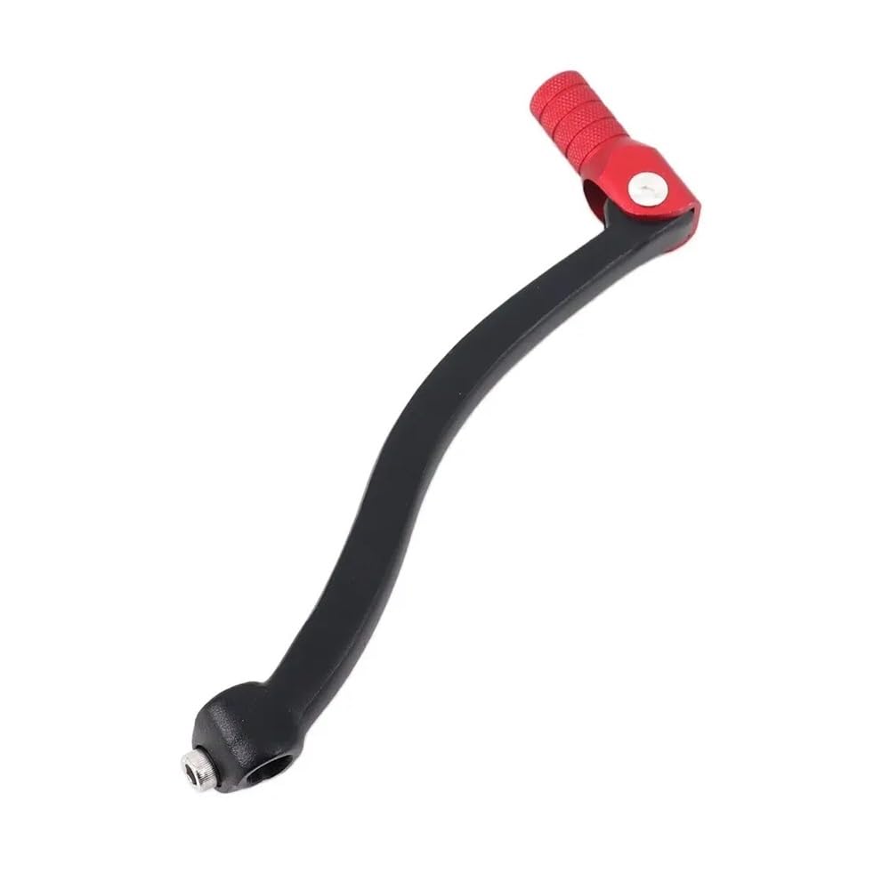 Uecdry Red Folding Gear Shift Lever Motorcycle Cnc Folding Aluminum Gear Shift Lever For Atv Dirt Bike Pit Bikes