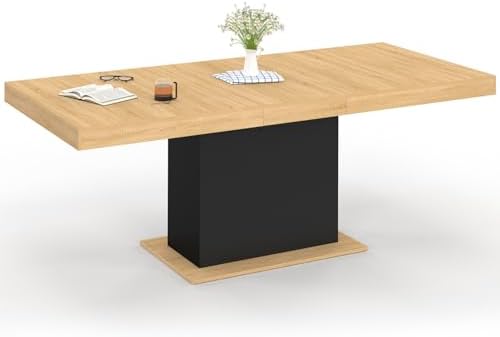 IDMarket – Mesa de Comedor Extensible Rectangular Eden 160-200 cm...